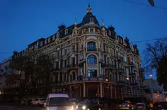 Historic building on Volodymyrska Street