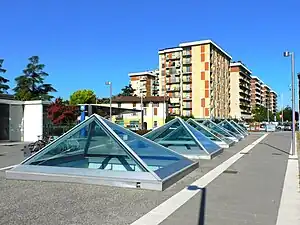 External skylights at Volta station