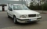 Pre-facelift Volvo 850, notice different front bumper, airdam, and headlights (Europe)