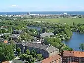 View towards Kløvermarken and Amager