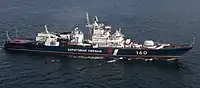 FSB Coast Guard Krivak III-class frigate Vorovskiy in Port Angeles, 2009