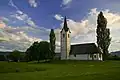 St. Mark's parish church in Vrba