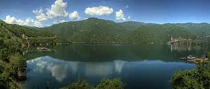 Vacha Dam in the Rhodopes