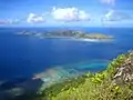 View of Taravai and Angakauitai from Mont Mokoto