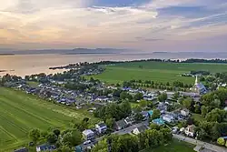 Aerial view of Berthier-sur-Mer