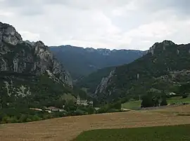 A view of the village of Beauregard-Baret