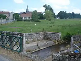 A view of Marsac with the Ardour river in the foreground