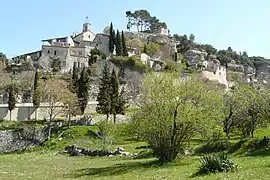 View of Le Beaucet