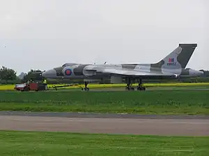 Avro Vulcan XM655 at Wellesbourne Mountford Airfield