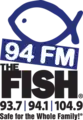 Logo for the 94 FM The Fish trimulcast used, until the switch to K-Love in 2024.