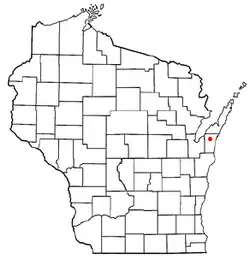 Location of Casco, Wisconsin