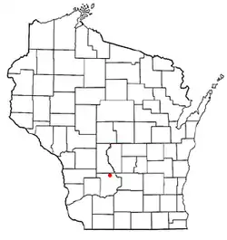 Location of Dellona, Wisconsin