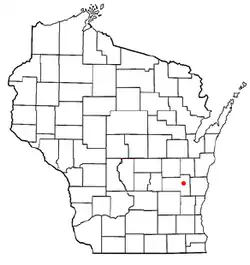 Location of Empire, Wisconsin