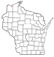 Location of the Town of Maple, Wisconsin