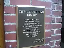 Plaque showing landmark status granted on July 23, 1992.