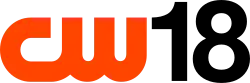 The CW logo in orange, with a black "18" appearing next to it.