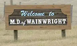 Welcome sign