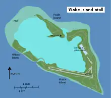 Map of Wake Island