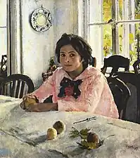 Valentin Serov, Girl with Peaches (1887)