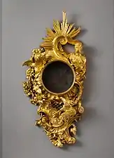 Frame for a wall clock by Jacques Caffieri (1745–1750)