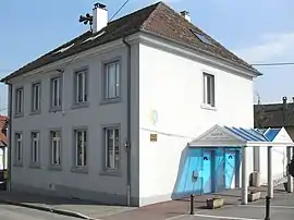 The town hall in Waltenheim