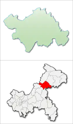 Wanzhou District in Chongqing