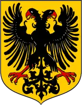 double eagle, black on gold coat of arms