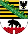 Arms of Saxony-Anhalt of Germany