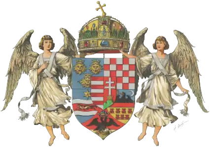 Coat of arms of Transylvania in the coat of arms of the Kingdom of Hungary (1867–1915)