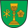 Golden Luther rose in the coat of arms of Arriach village