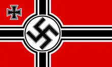 Former War Ensign of Nazi Germany (1938–1945), now illegal in Germany