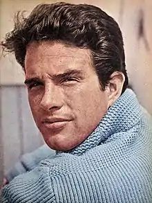 Photographic portrait of Warren Beatty