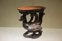 Lacquer phoenix dou, State of Chu c. 5th Century BCE