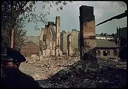 Warsaw after German bombardment in September 1939