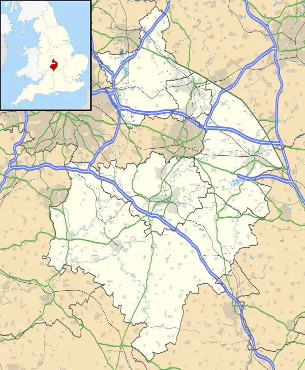 Bidford-on-Avon is located in Warwickshire