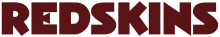 Redskins script logo