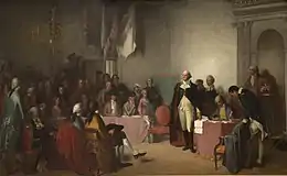 Washington Resigning His Commissionby Edwin White, 1858