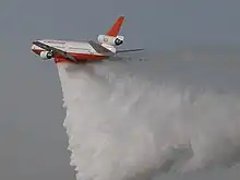 Tanker 910 during a drop demonstration in December, 2006