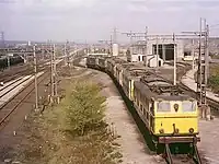 Locomotives in sidings