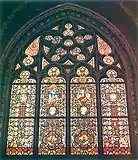 Stained-glass window in the Holy Trinity Chapel