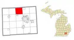 Location within Washtenaw County