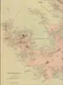 Detailed old map, or rather chart of Weddell Island; dashed line shows kelp that ships should avoid