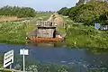 The Forty Foot Navigation at Welches Dam on the Old Bedford River. The lock was closed in 2006.