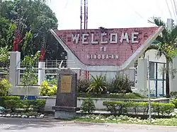 "Welcome" sign board along the highway