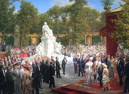 Unveiling of the Richard Wagner Monument in the Tiergarten (1908)