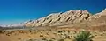 San Rafael Swell, looking westward, with US Interstate 70 passing through.