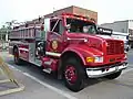 Engine 3 serving the West Liberty Fire Department, KY. 1993 Pierce Responder-International single cab