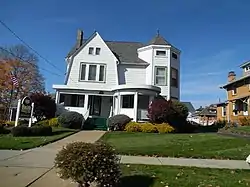 Main Street funeral home, October 2014