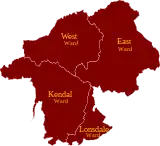 Wards of Westmorland