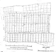 Plan of the wetland experimental plots at Hebbal (now the site of the Hebbal flyover)